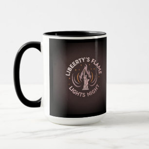Liberty's Flame Lights Night Mug