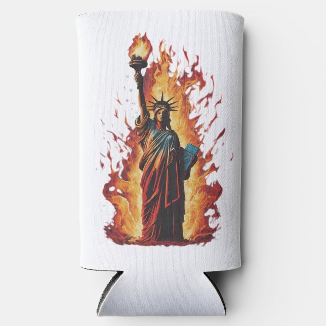 Liberty's Flame Lights Night Seltzer Can Cooler (Front)