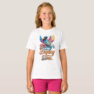 Liberty's Legacy Lives – Elegant Bird Design - T-Shirt