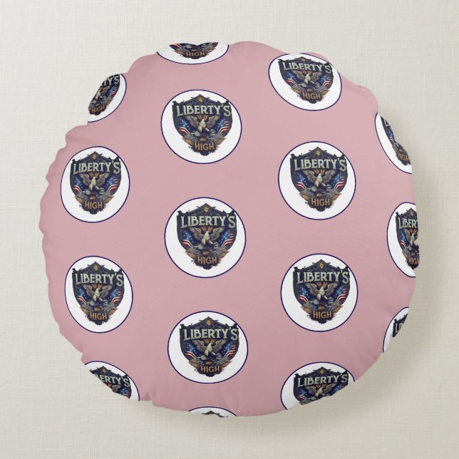 Liberty's solars high round cushion (Front)