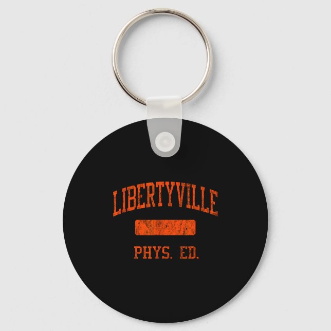 Libertyville High School Hs Libertyville Il Phys E Key Ring (Front)
