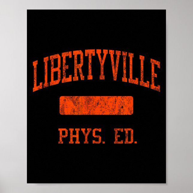 Libertyville High School Hs Libertyville Il Phys E Poster (Front)
