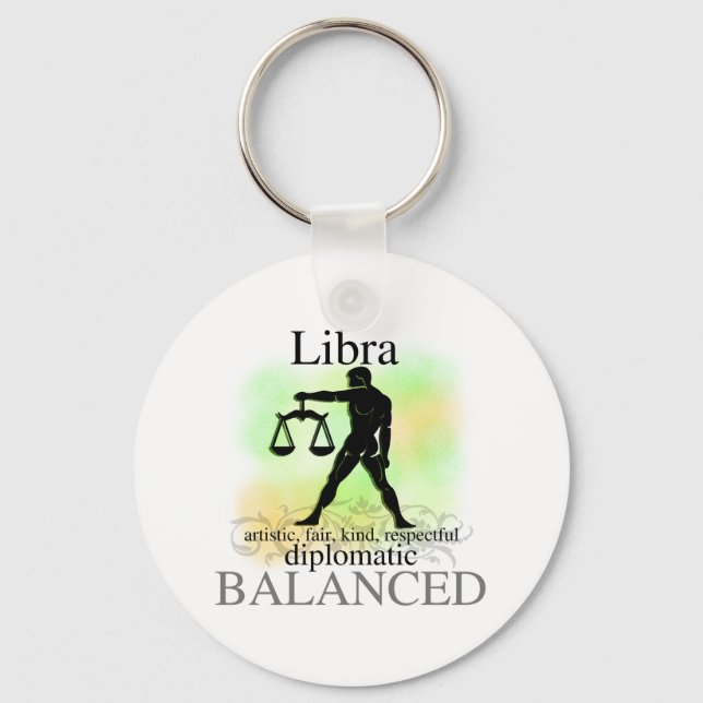Libra About You Key Ring (Front)