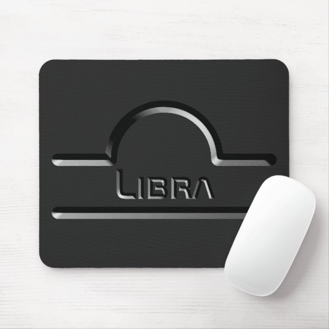 Libra, Abstract Design of the Zodiac Sign Mouse Mat (With Mouse)