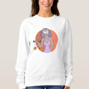 Libra and the Lady of Justice Sweatshirt