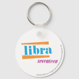 Libra Aqua Key Ring