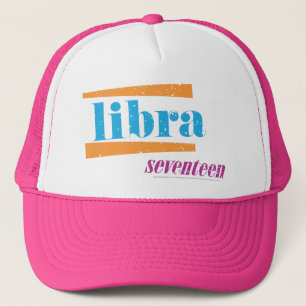 Libra Aqua Trucker Hat