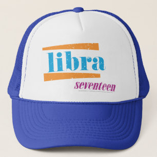 Libra Aqua Trucker Hat