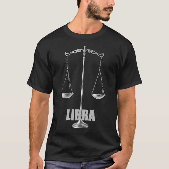 Libra Astrological Sign T-Shirt (Front)