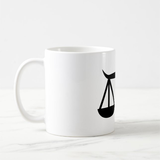 Libra Astrological Symbol Sign 6 Coffee Mug (Left)