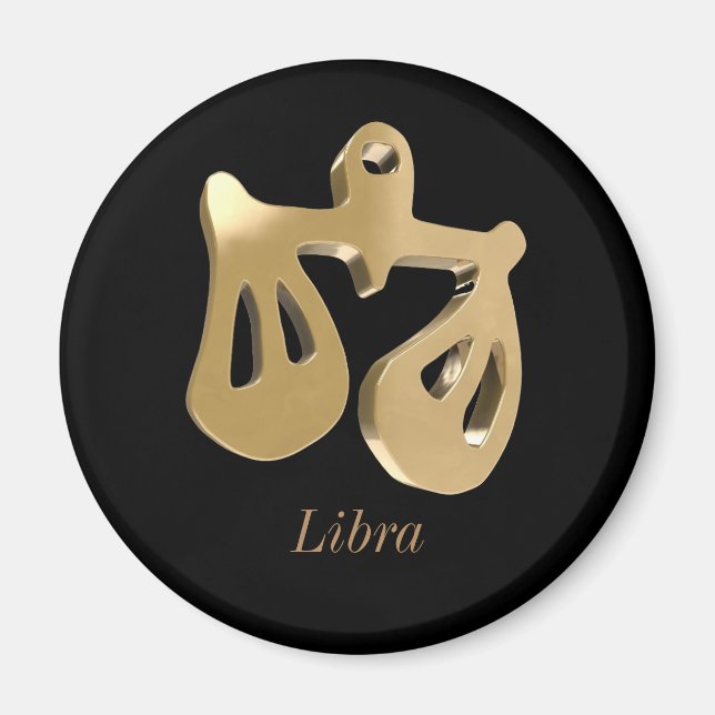 Libra, Bilancia Magnet (Front)