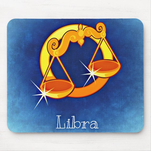 Libra, Bilancia Mouse Mat (Front)