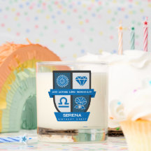 Libra Birthday Crest™ for September 23-30 Candle