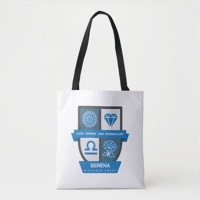 Libra Birthday Crest™ for September 23-30 Tote Bag (Front)