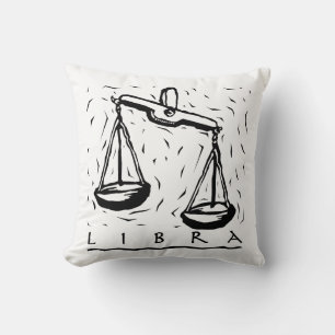 Libra Birthday Year Astrological Zodiac Sign Cushion
