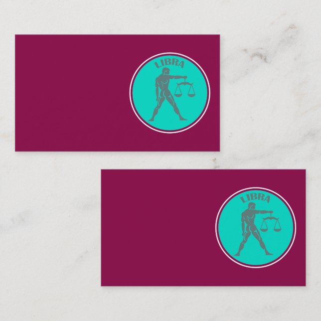 Libra Business Card (Front/Back)