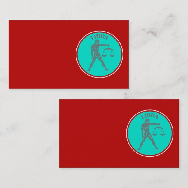 Libra Business Card (Front/Back)