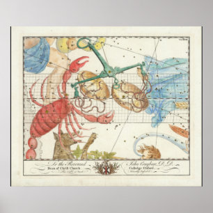 Libra, Cancer and Neighbouring Stars Poster