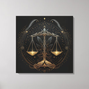 Libra Canvas Art