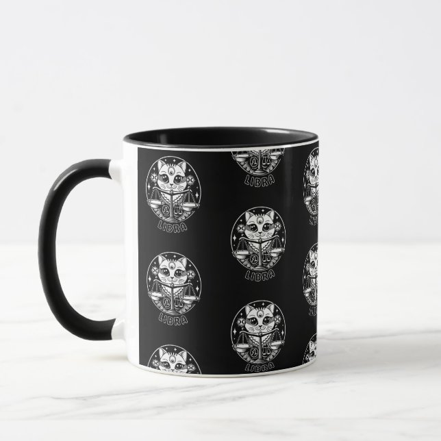 Libra Cat Mug (Style 1) (Left)