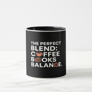 Libra Coffee Books Balance Combo Mug