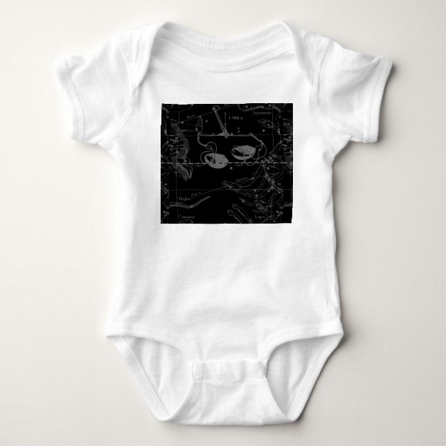 Libra Constellation Hevelius circa 1690 Baby Bodysuit (Front)