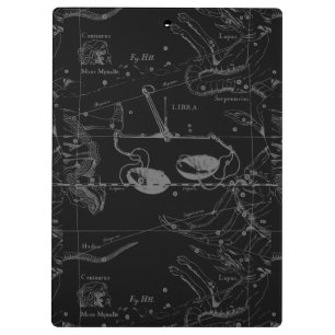 Libra Constellation Hevelius circa 1690 Clipboard