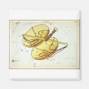 Libra - Constellation - Horoscope - Zodiac - Stars Magnet