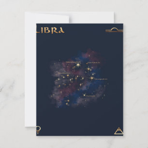 Libra Constellation - Unique Libra Lover Gift Invitation