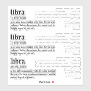 Libra Definition Aesthetic Astrology Gift