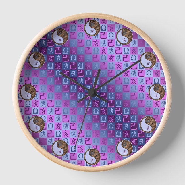 Libra & Earth Boar Clock (Front)