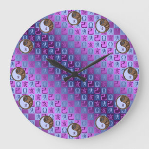 Libra & Earth Boar Large Clock