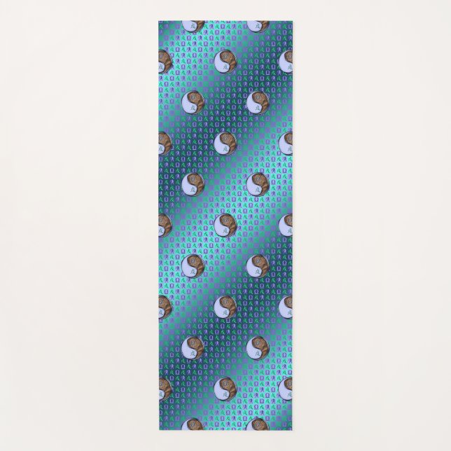 Libra & Earth Dog Yoga Mat (Front)