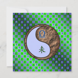 Libra & Earth Goat Card