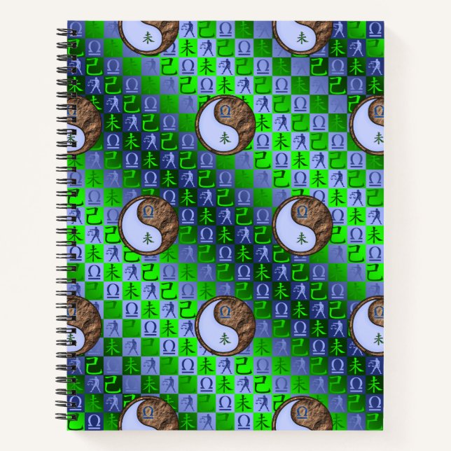Libra & Earth Goat Notebook (Front)