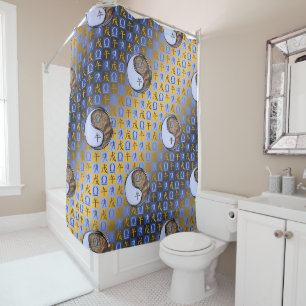 Libra & Earth Horse Shower Curtain
