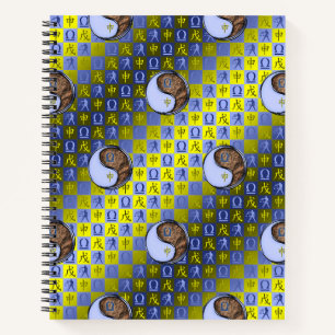 Libra & Earth Monkey Notebook