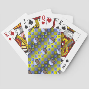 Libra & Earth Monkey Playing Cards