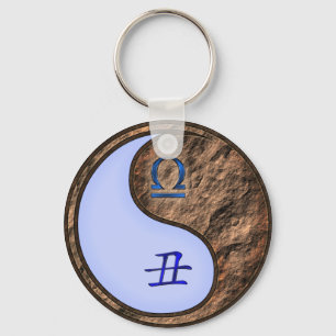 Libra & Earth Ox Key Ring