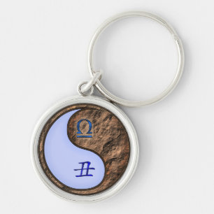 Libra & Earth Ox Key Ring