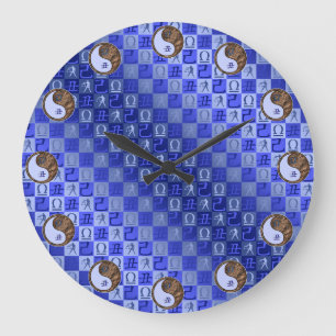 Libra & Earth Ox Large Clock