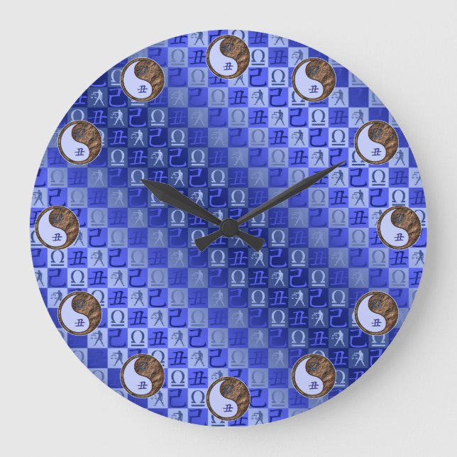 Libra & Earth Ox Large Clock (Front)