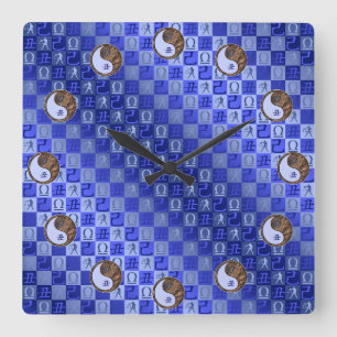 Libra & Earth Ox Square Wall Clock
