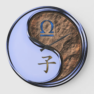 Libra & Earth Rat Large Clock