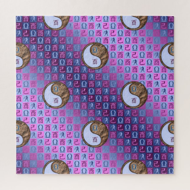 Libra & Earth Rooster Jigsaw Puzzle (Vertical)