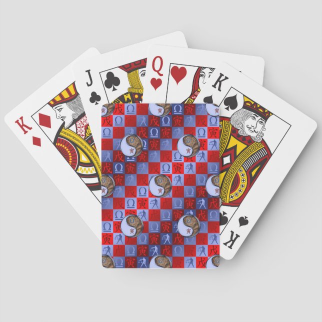 Libra & Earth Tiger Playing Cards (Back)