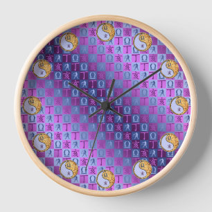 Libra & Fire Boar Clock