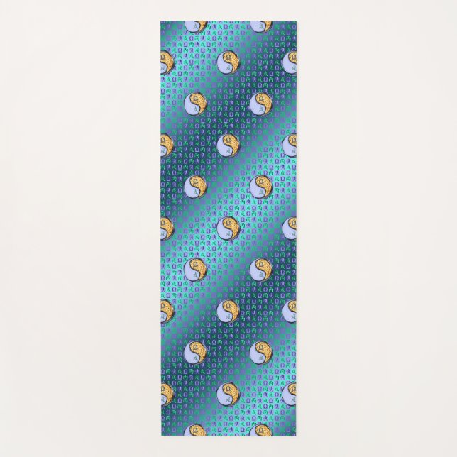 Libra & Fire Dog Yoga Mat (Front)
