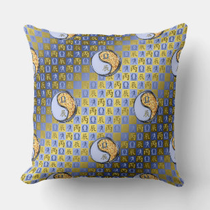 Libra & Fire Dragon Cushion