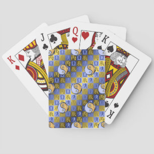 Libra & Fire Dragon Playing Cards